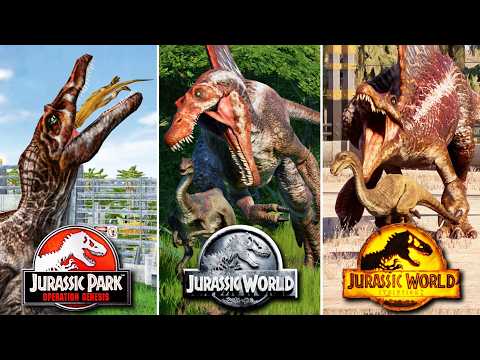 🔥JPOG vs JWE1 vs JWE2 | Dinosaurs Hunting Gallimimus: Animation Comparison