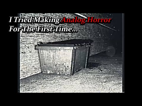 I Tried Making Analog Horror For The First Time (Test)