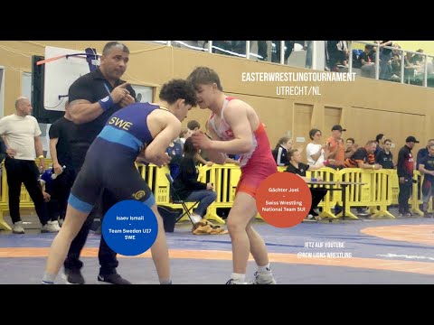 Gächter Joel (SUI) - Isaev Ismail (SWE) - Easter Wrestling Utrecht