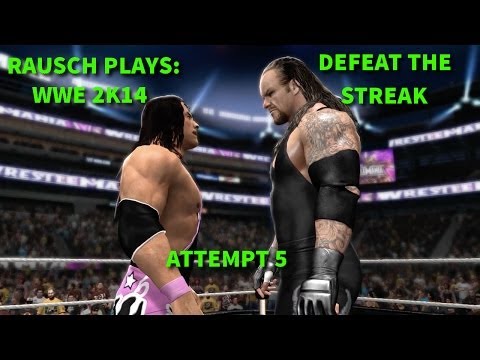 RAUSCH PLAYS: WWE 2K14 Defeat the Streak Take 5 - BRET HART