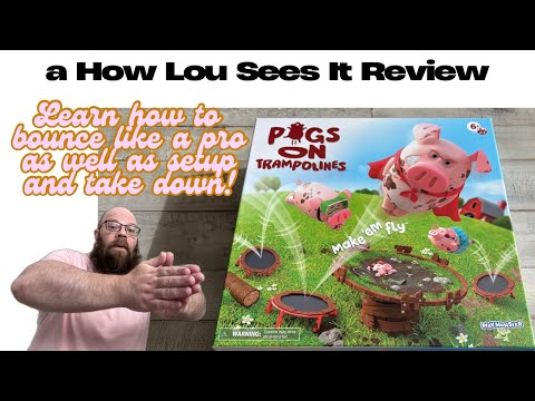 Pigs on Trampolines Detailed Review with Help on Setup, Bouncing Strategy, and Take Down and Storage (aka the most detailed review and how to video for Pigs on Trampolines ever!)