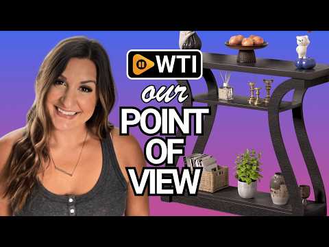 Wooden Console Table with Curved Legs and Shelf - WTI product video review