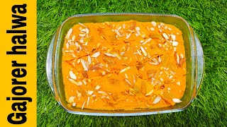 সহজে তৈরি করে নিন সুস্বাদু মজাদার গাজরের হালুয়া || Gajorer Halwa|| Bakiar Rannaghor