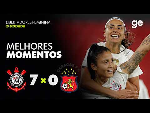 Gols e lances de Corinthians x Caracas