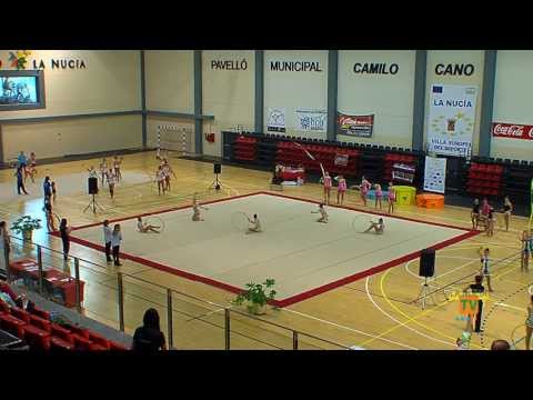 12/10/13 – 160 gimnastas de toda la provincia participaron en el «I Trofeo de Conjuntos de La Nucía»
