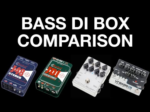 Bass DI Box Comparison (no talking)