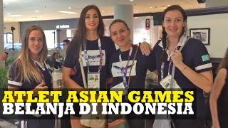 Yuk Intip Keseruan Atlet Asian Games 2018 yang Belanja di Indonesia