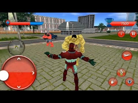 Flying Captain Robot Laser Superhero Crime Battle #2 | Captain Hero Vs Monster - Android GamePlay