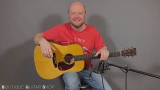 Video thumbnail for Martin D-18 Custom Shop at Boutique Guitar Shop by Boutique Guitar Shop