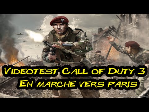 test call of duty 3 en marche vers paris xbox 360
