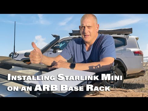 Installing a Starlink Mini on to an ARB Baserack using an OutCamp Mount