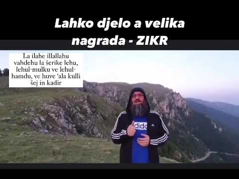 Lahko djelo a velika nagrada - ZIKR - mr. Elvedin pezić