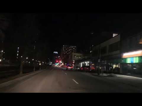 Quick Commonwealth Avenue tour at night