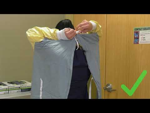 Donning and Doffing Isolation Gowns