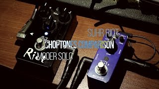 Video thumbnail for Suhr Riot vs Mooer Solo - Pedal Comparison by ChoptonesOfficial