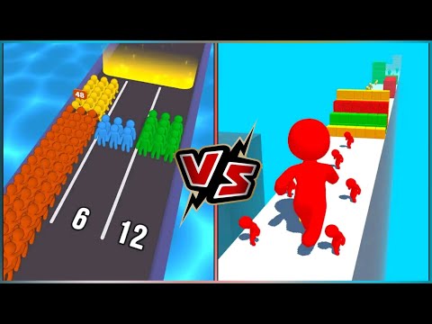 Giant Rush (v/s) Color 🌈 Run Stickman 3D | Android iOS Gameplay Walkthrough HD | Mobile Game