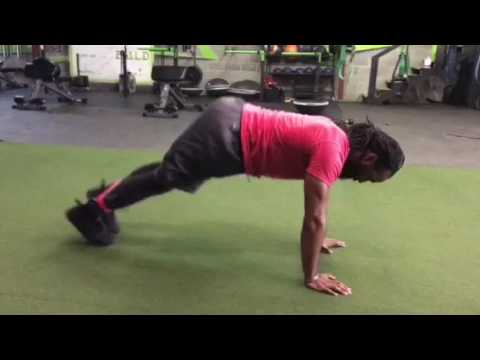 Plank Jack to leg lift