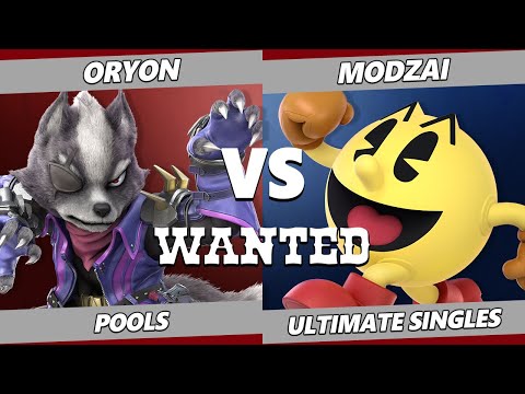 WANTED S4 C4 - Oryon (Wolf, Mario) Vs. MoDzai (Pac-Man) SSBU Ultimate Tournament