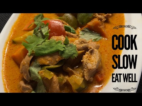 The Best Slow Cooker Thai Curry Chicken Recipe... And it's Gluten Free! ~ Cheoff Geoff