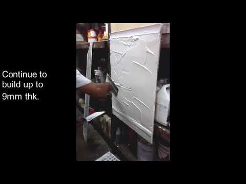 Armourcoat Squash Court Plaster  installation 1