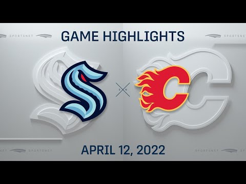 NHL Highlights | Kraken vs. Flames - Apr. 12, 2022