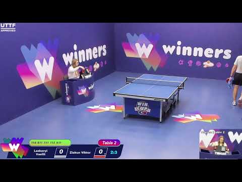 WINners CUP table 2  02.01 Laskavyi Vasilii - Ziakun Viktor 17:00
