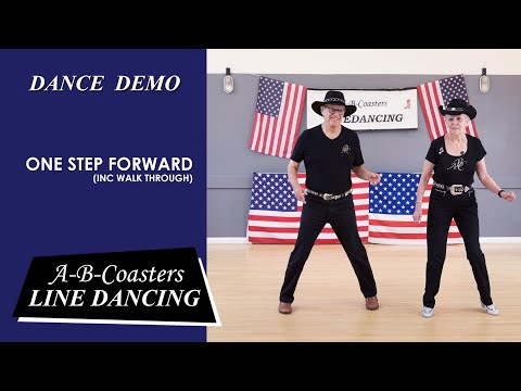 ONE STEP FORWARD - Line Dance Demo & Walk Through