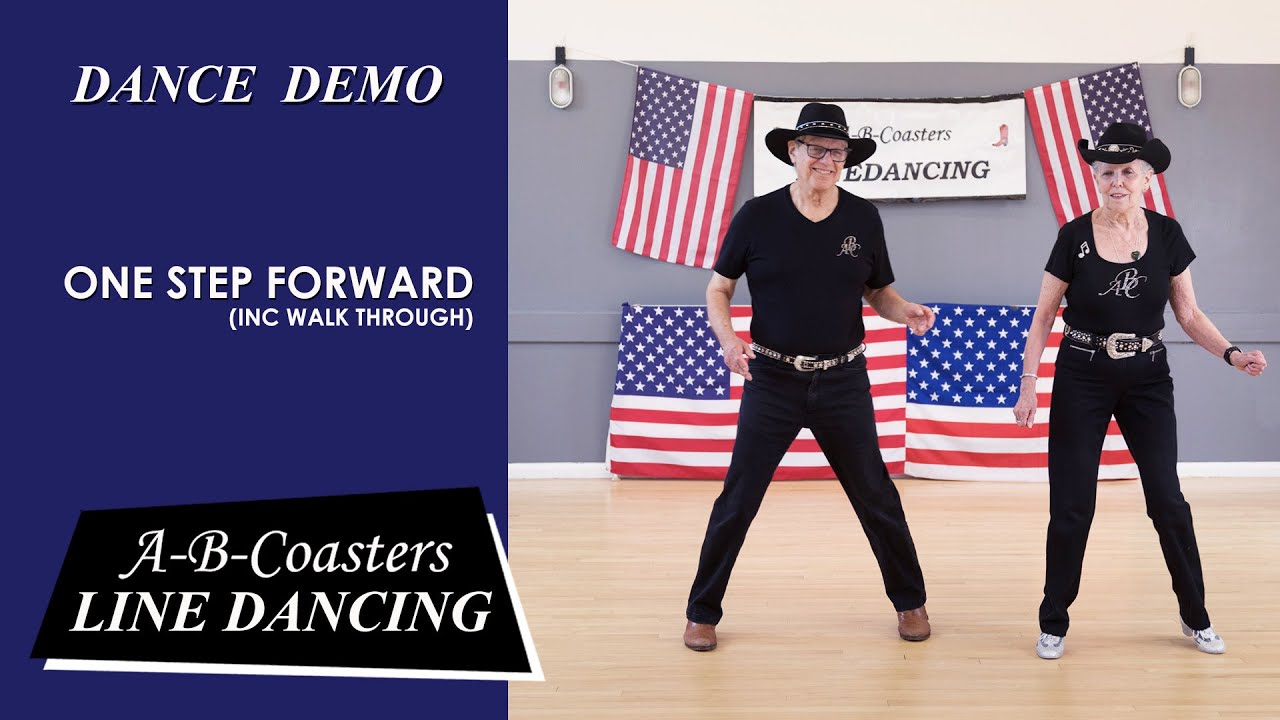 ONE STEP FORWARD - Line Dance Demo & Walk Through