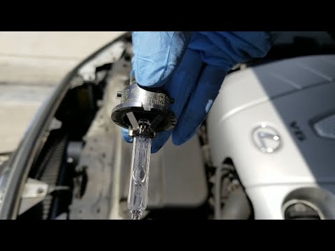 DIY! How To Change LEXUS GS350 HID D4S Low Beam GS300 G350 GS430 GS460 Xenon Headlight OEM Bulb