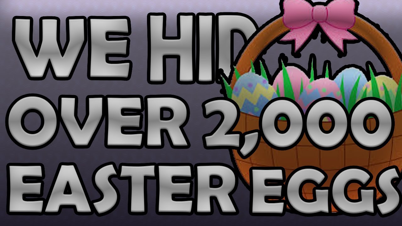 WE HID OVER 2,000 EASTER EGGS!! (Easter Egg Hunt)