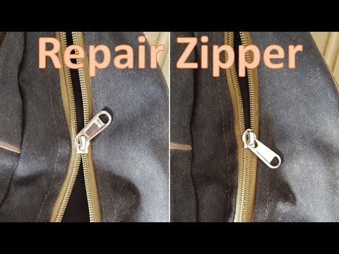How-to repair a zipper that doesn't close properly: Life Hack #2