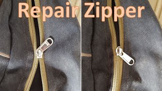 How-to repair a zipper that doesn