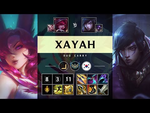 Xayah ADC vs Aphelios - KR Challenger Patch 25.13
