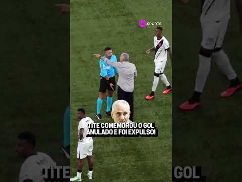 TITE VIU QUE TEM COISAS QUE SÓ ACONTECEM COM O BOTAFOGO! COMEMOROU GOL ANULADO E FOI EXPULSO #shorts