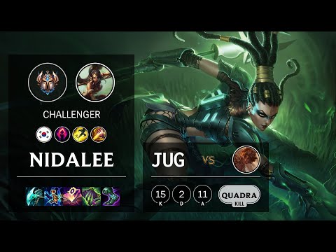 Nidalee Jungle vs Taliyah - KR Challenger Patch 11.18