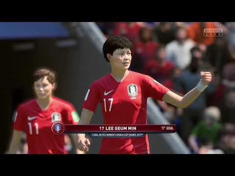 FIFA 19 - Group A South Korea Republic vs Norway 2019 Women's World Cup France - Full Match