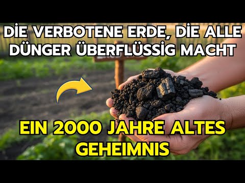 Diese Erde Ersetzt Dünger Für Immer – Eın 2000 Jahre Altes Geheımnıs