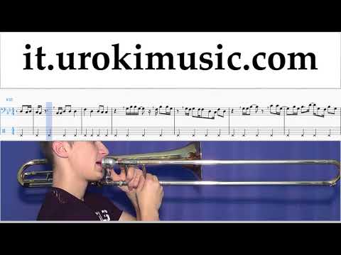 Corso di Trombone Major Lazer & DJ Snake - Lean On Tablature Tab Parte#2 um-i276