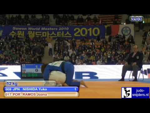 Judo 2010 Suwon: Yuka Nishida (JPN) - Joana Ramos (POR) [-52kg].