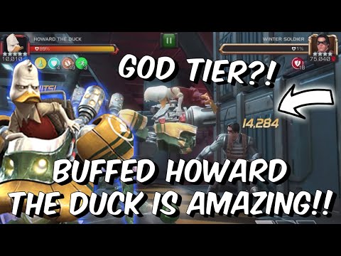 Buffed Howard The Duck is AMAZING!!! - HUGE GOD TIER POTENTIAL?!? - Marvel Contest of Champions