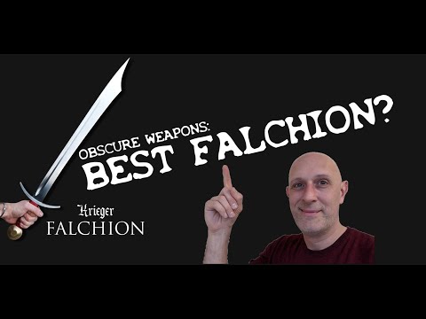The Best MEDIEVAL FALCHION? Concave Inner Edge: Obscure Weapons