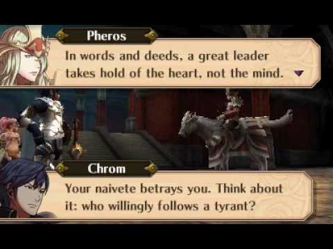 Fire Emblem Awakening: Chapter 17 Chrom and Pheros Conversation
