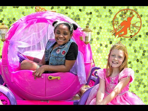 New Sky Kids Super Episode - High Top Princess Teamwork Lessons & the Pink Princess Carriage Toy Car