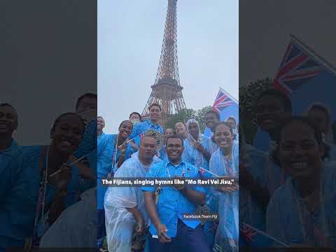 Team Fiji goes viral singing worship hymns in Olympic Village: 'So beautiful'