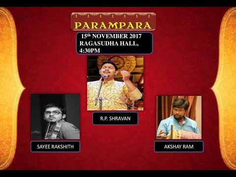 Parivadini LIVE- R.P.Shravan for Parampara