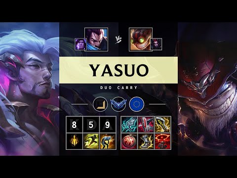 Yasuo ADC vs Ziggs - EUW Diamond Patch 25.19