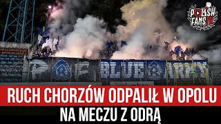 Ruch Chorzów odpalił w Opolu na meczu z Odrą (21.10.2022 r.)
