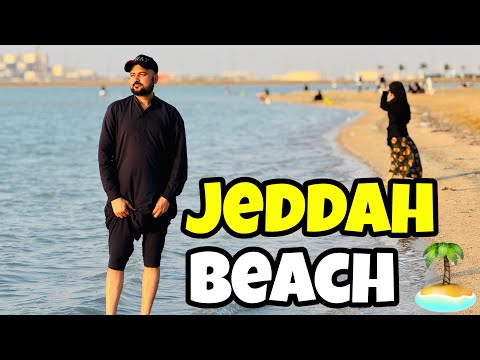 Jeddah Beach Saudi Arabia | Beautiful Sea View Vlog | Jeddah Corniche Tour 2025