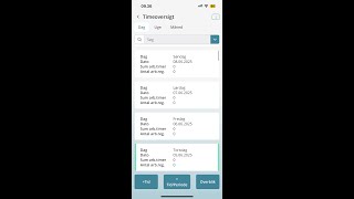 Tidsregistrering - Simpel