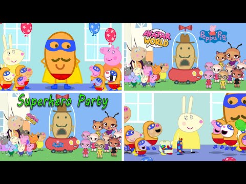 Peppa Pig in Avatar World | Superhero Party by MyAvatar